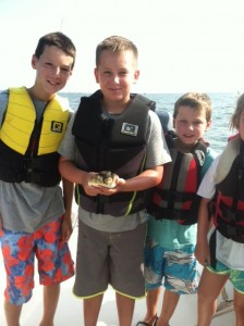 Kids blowfish